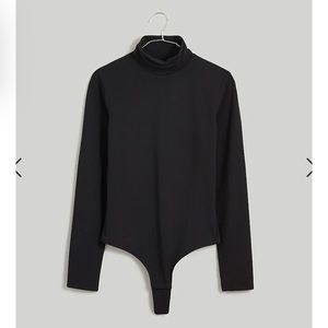 Madewell Black Turtleneck Bodysuit